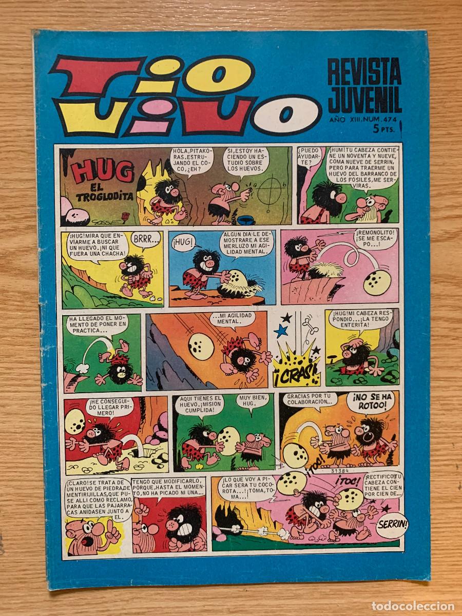 Tebeos: T&iacute;o Vivo n&ordm; 474 - 2&ordf; &Eacute;poca - Muy Buen Estado