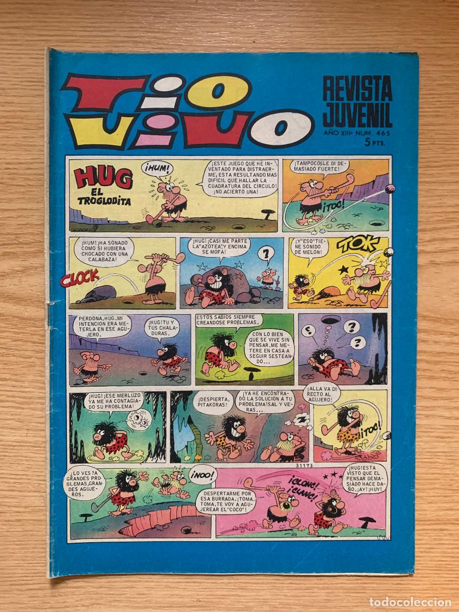 Tebeos: T&iacute;o Vivo n&ordm; 465 - 2&ordf; &Eacute;poca - Buen Estado