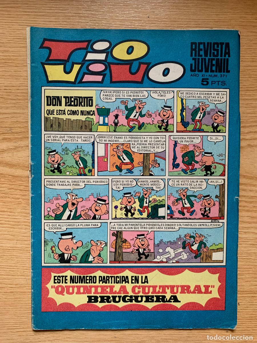 Tebeos: T&iacute;o Vivo n&ordm; 371 - 2&ordf; &Eacute;poca - CROMOS DE FUTBOL PESUDO-MARTINEZ JAYO-ROGELIO-HACHERO