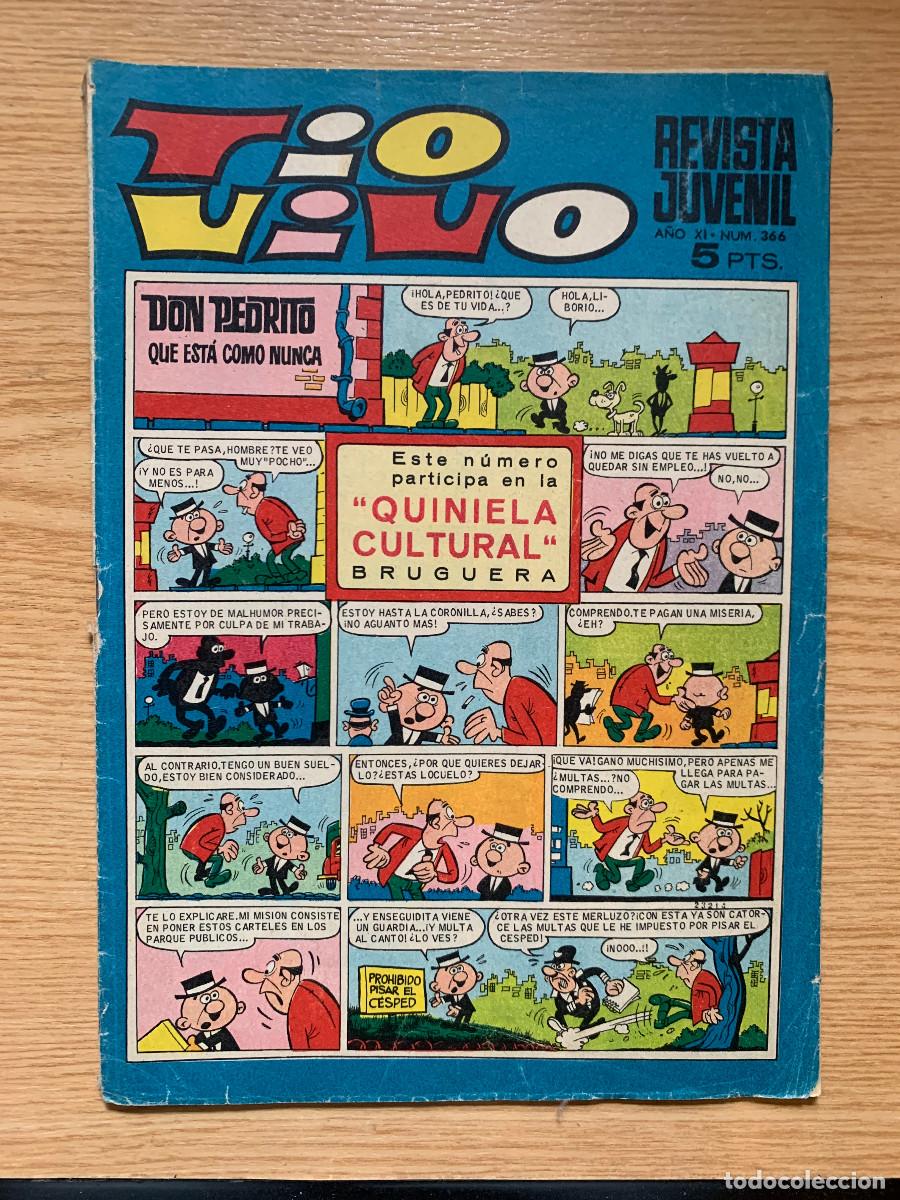 Tebeos: T&iacute;o Vivo n&ordm; 366 - 2&ordf; &Eacute;poca - CROMOS DE FUTBOL Moya, Vazquez, Neme, Aparicio
