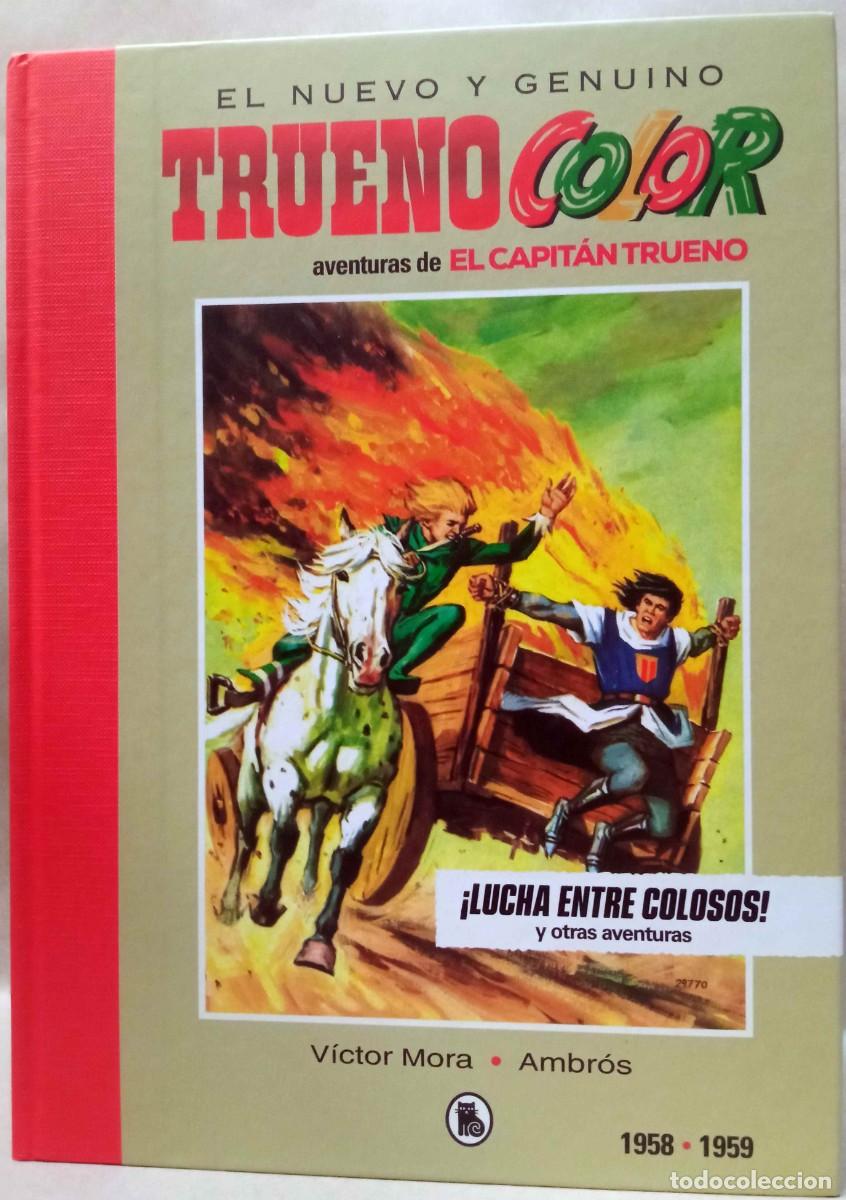 Tebeos: EL NUEVO Y GENUINO TRUENO COLOR. AVENTURAS DEL CAPIT&Aacute;N TRUENO 1958-1959. BRUGUERA, 2025.
