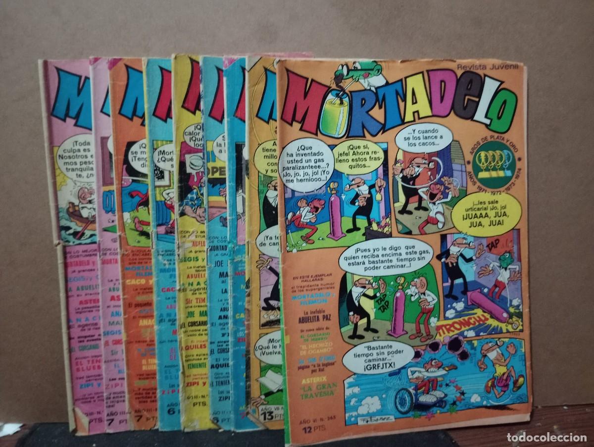 Tebeos: Nueve comics de MORTADELO