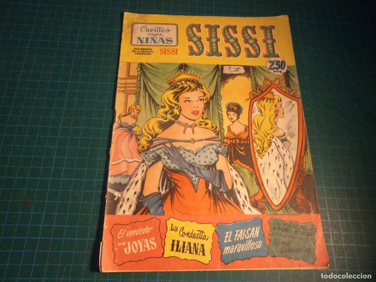 Tebeos: Sissi. Cuentos para ni&ntilde;as. N&ordm; 1. Bruguera. Con se&ntilde;ales de uso