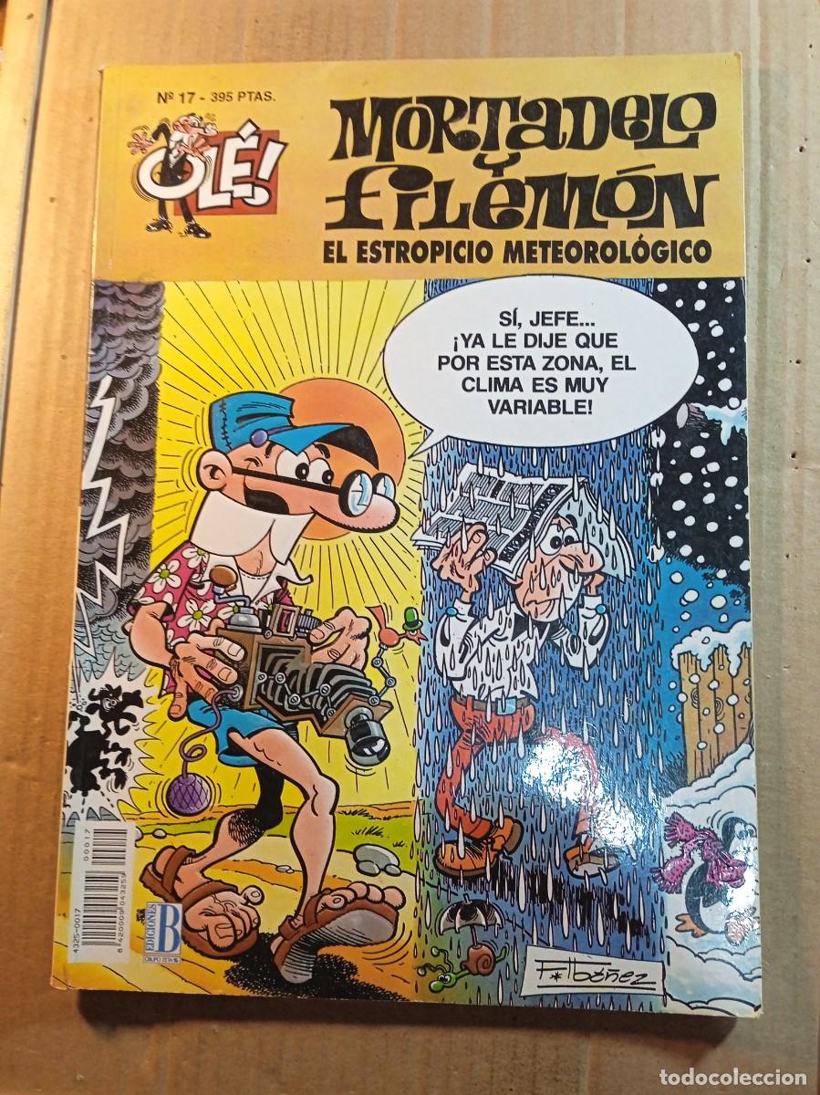 Tebeos: TEBEO DE OLE MORTADELO Y FILEMON EN EL ESTROPICIO METEOROLOGICO DEL A&Ntilde;O 1996 N&ordm; 17