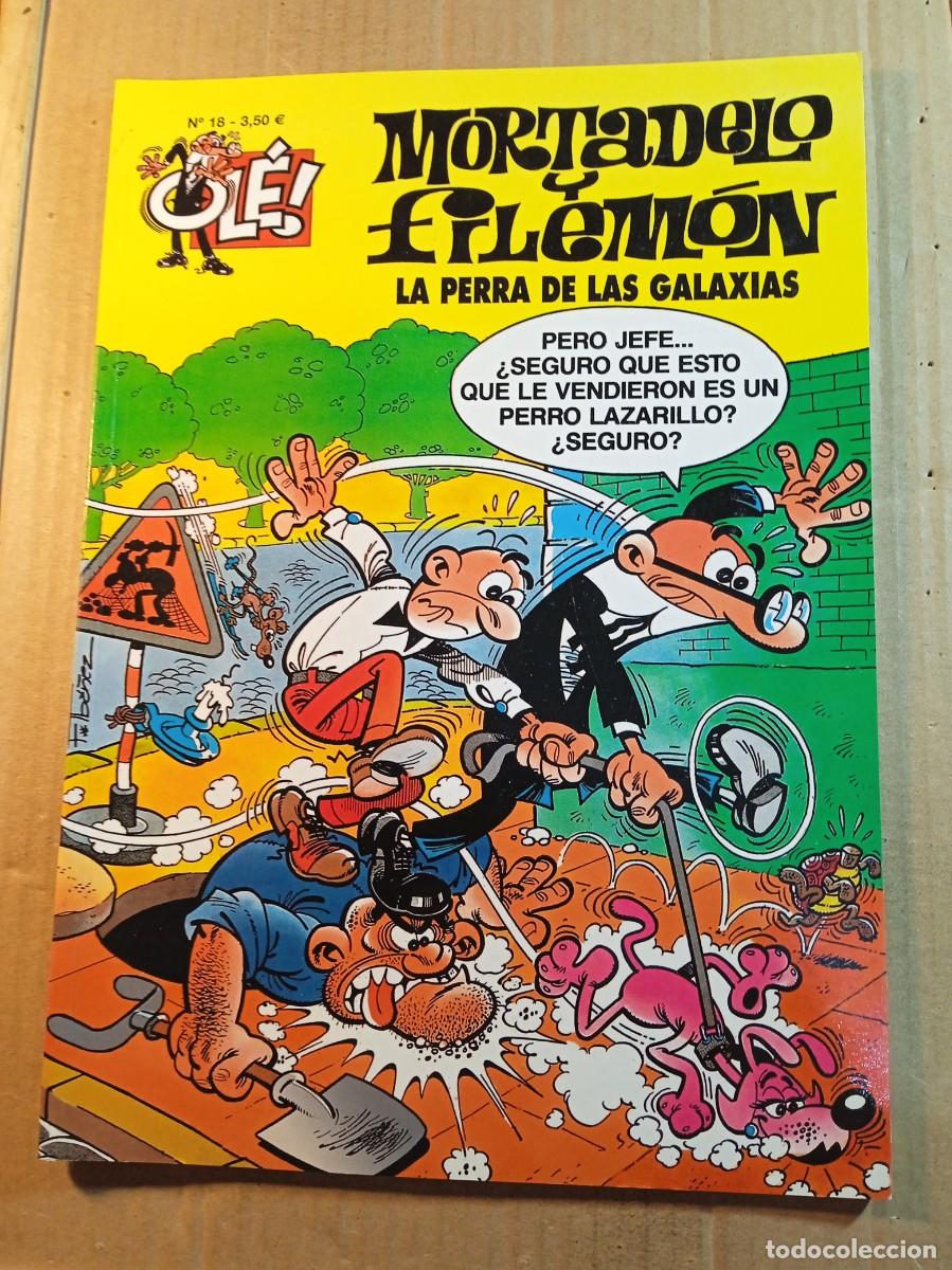 Tebeos: TEBEO DE OLE MORTADELO Y FILEMON EN LA PERRA DE LAS GALAXIAS DEL A&Ntilde;O 2006 N&ordm; 18