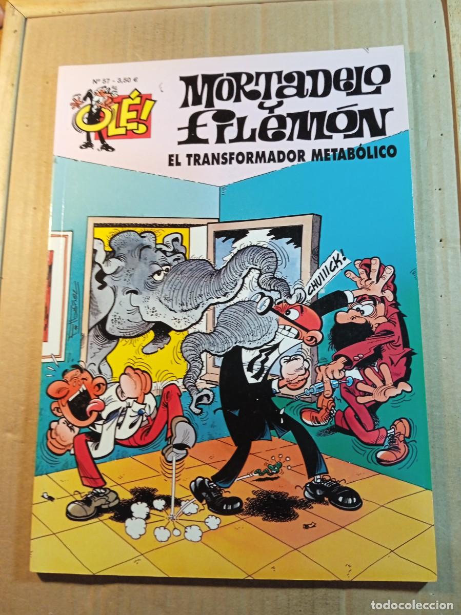 Tebeos: TEBEO DE OLE MORTADELO Y FILEMON EN EL TRANSFORMADOR METABOLICO DEL A&Ntilde;O 2007 N&ordm; 57