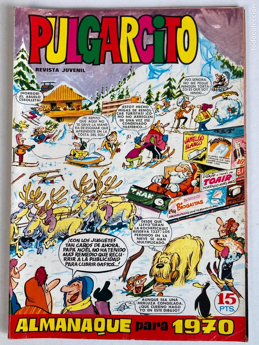 Tebeos: PULGARCITO, ALMANAQUE PARA 1970