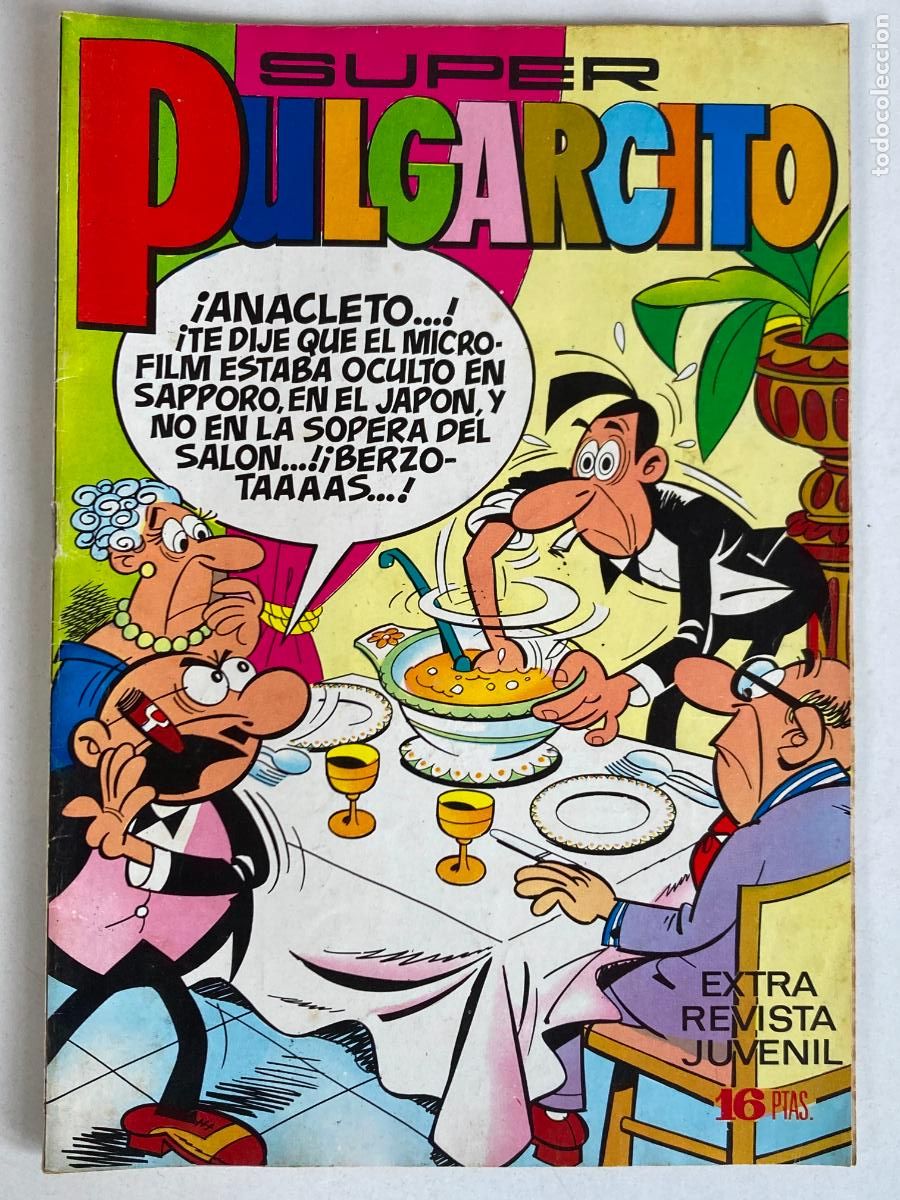Tebeos: SUPER PULGARCITO N&ordm;16 - 1972, 16 PTAS