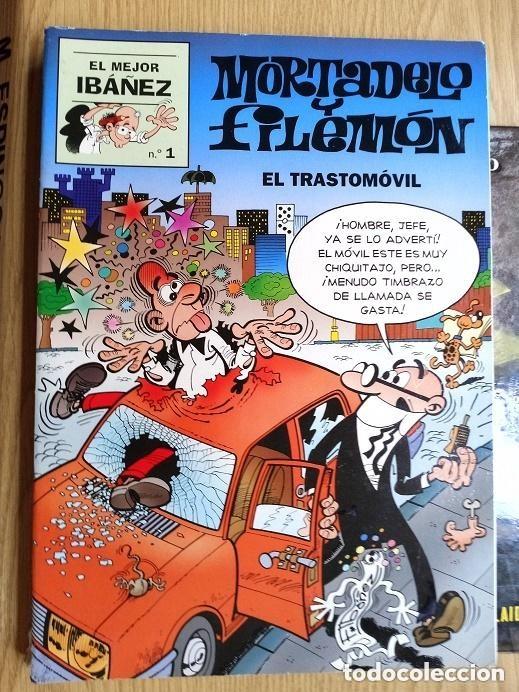 Tebeos: MORTADELO Y FILEMON EL MEJOR IBA&Ntilde;EZ N&ordm;1 40 ANIVERSARIO -EL TRASTOMOVIL --LEER DETALLES