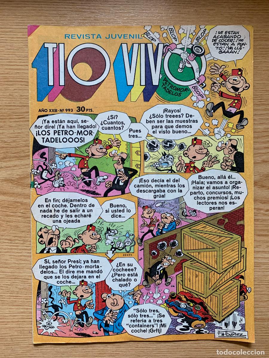 Tebeos: T&iacute;o Vivo n&ordm; 993 - 2&ordf; &Eacute;poca - Sin Petro-Mortadelos