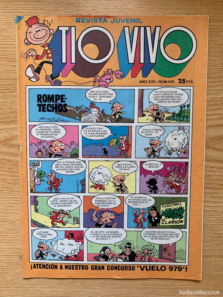 Tebeos: T&iacute;o Vivo n&ordm; 945 - 2&ordf; &Eacute;poca - Excelente Estado