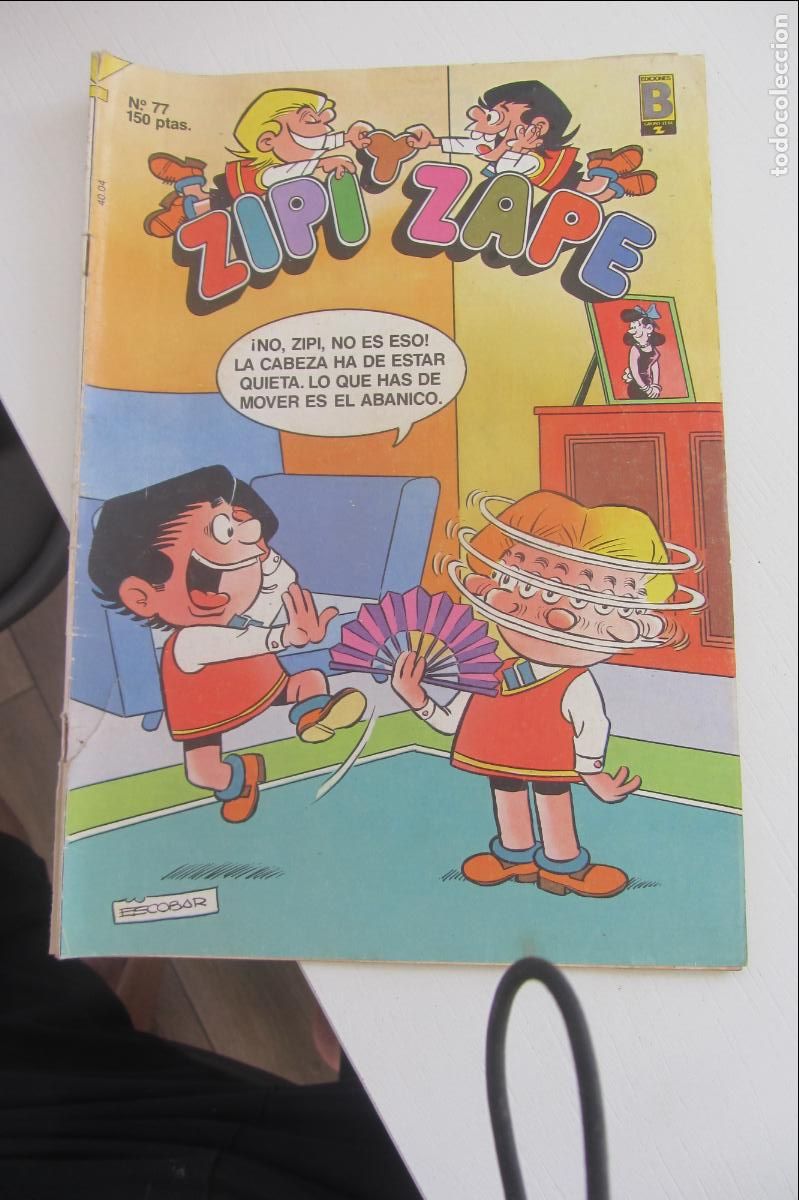 Tebeos: ZIPI Y ZAPE N&ordm; 77,(DE 199),EDICIONES B,A&Ntilde;O 1987. ARX97