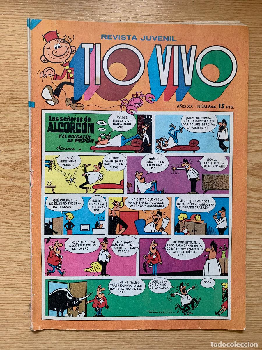 Tebeos: T&iacute;o Vivo n&ordm; 844 - 2&ordf; &Eacute;poca - Buen Estado