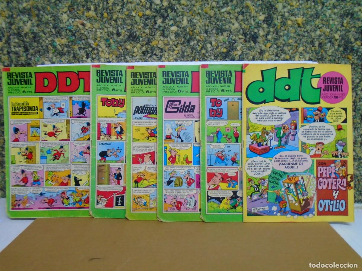 Tebeos: DDT/BRUGUERA,A&Ntilde;OS 70/LOTE DE 6 TEBEOS,VER NUMEROS EN LAS FOTOS.