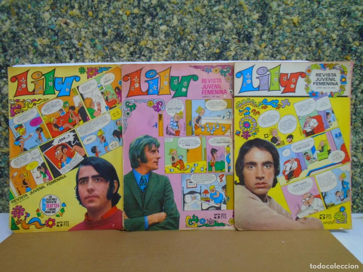 Tebeos: LILY/BRUGUERA,N&ordm; 446-464-470 DE 1970.