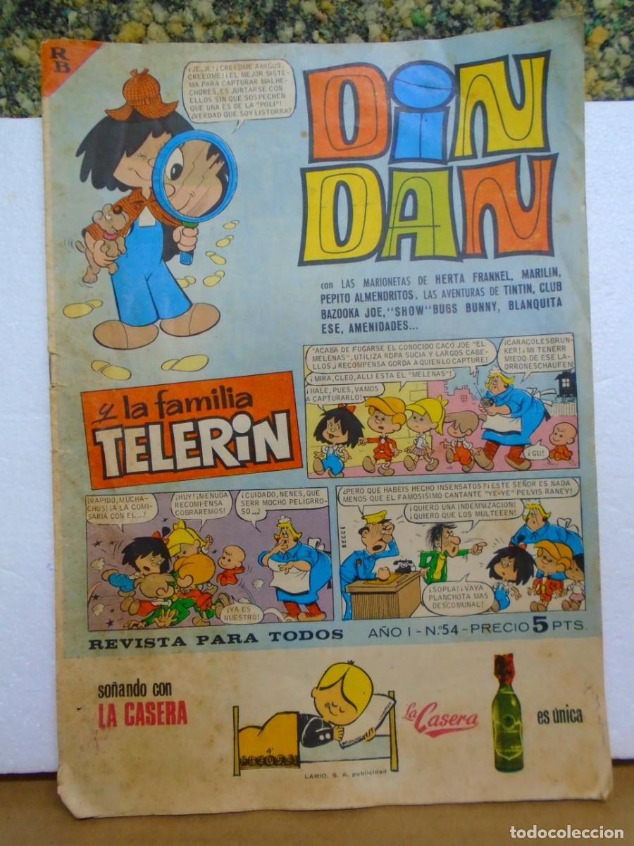 Tebeos: DIN DAN/BRUGUERA,N&ordm; 54(1966)
