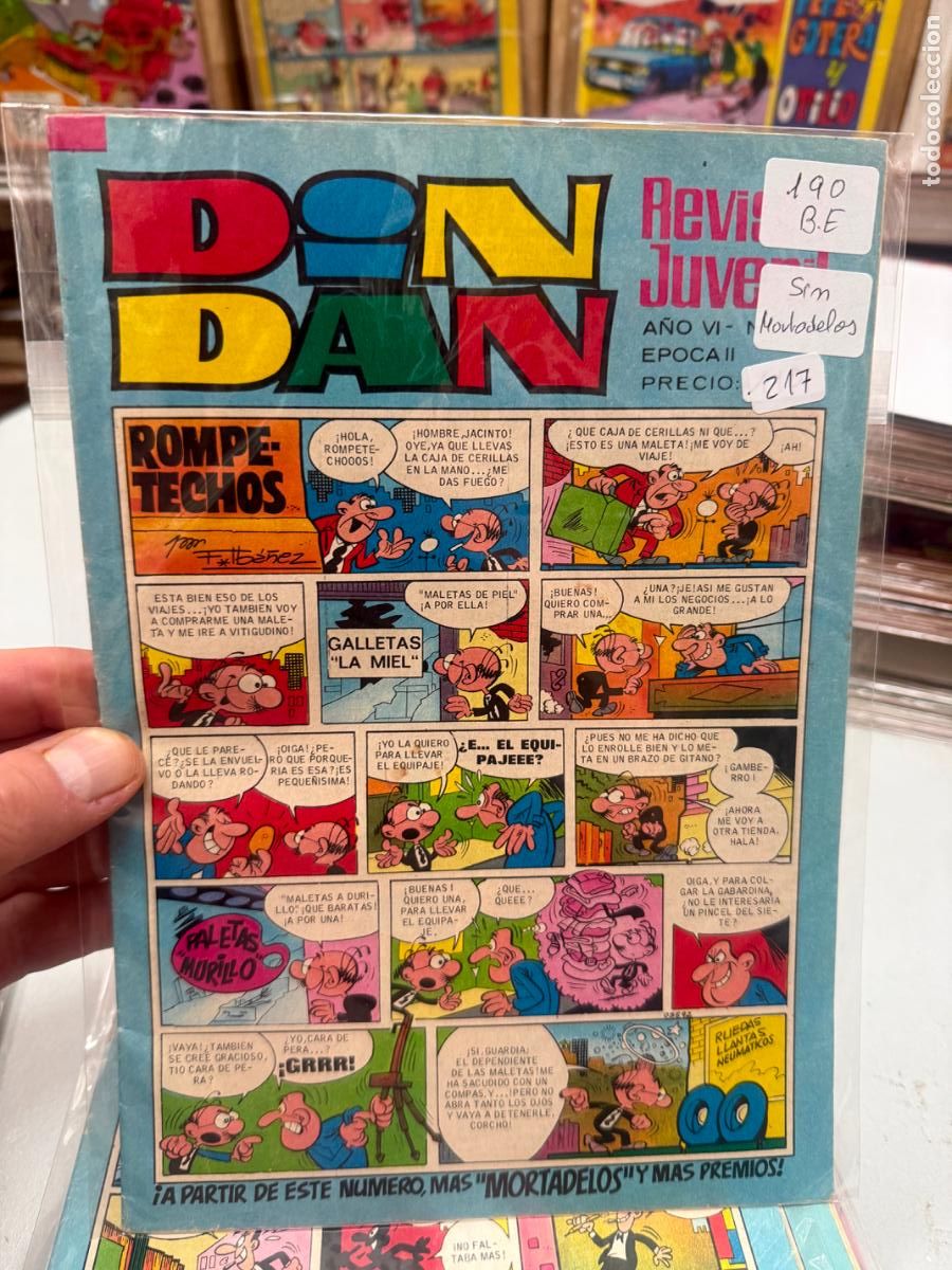 Comics: din dan editorial bruguera numero 190