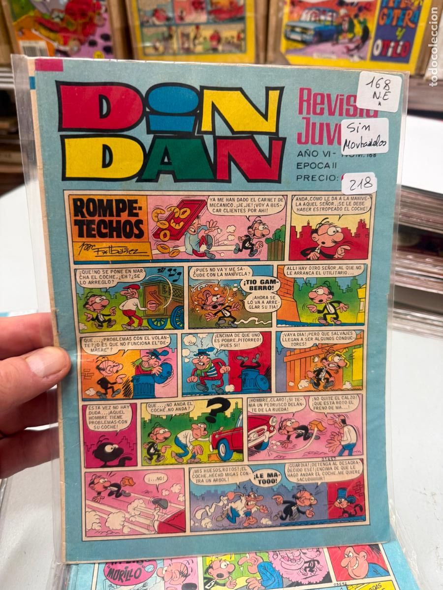 Comics: din dan editorial bruguera numero 168
