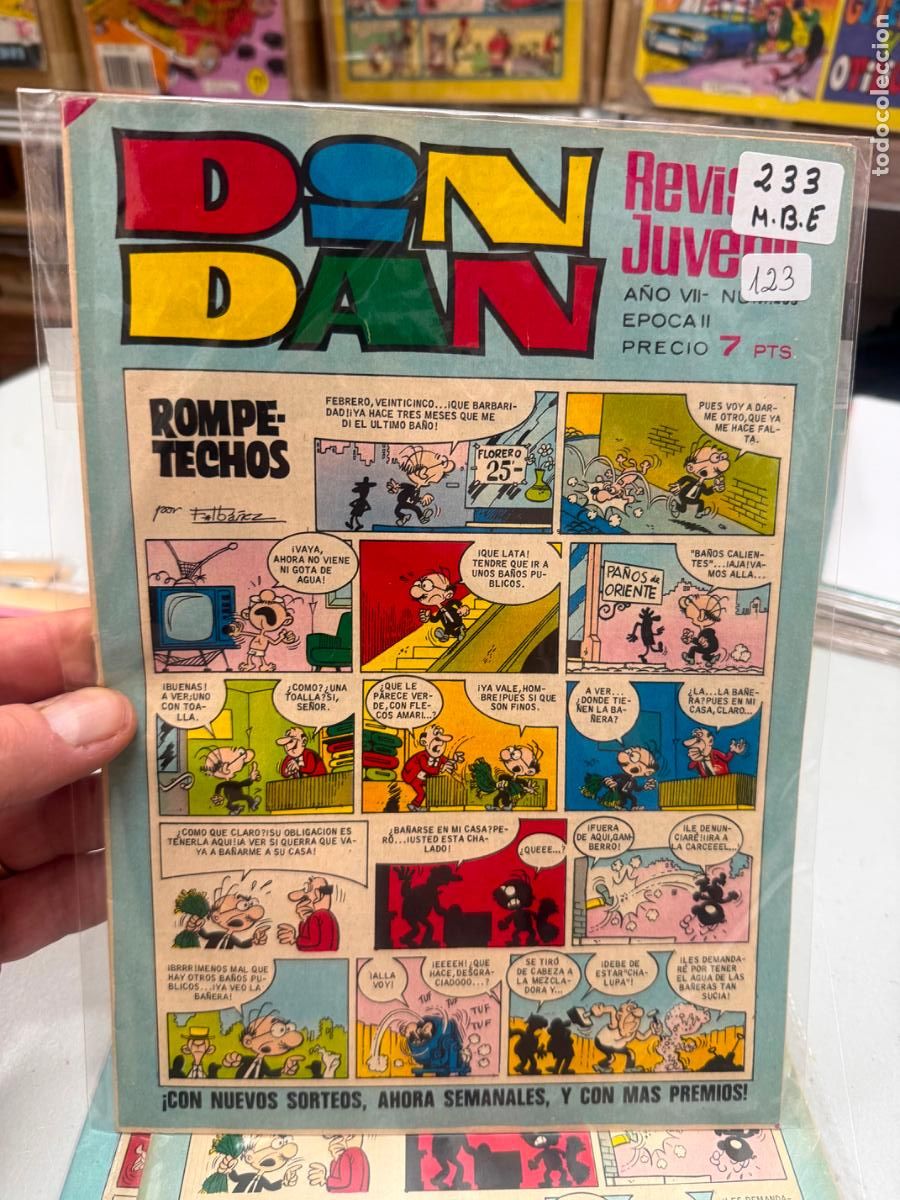 Tebeos: din dan editorial bruguera numero 233