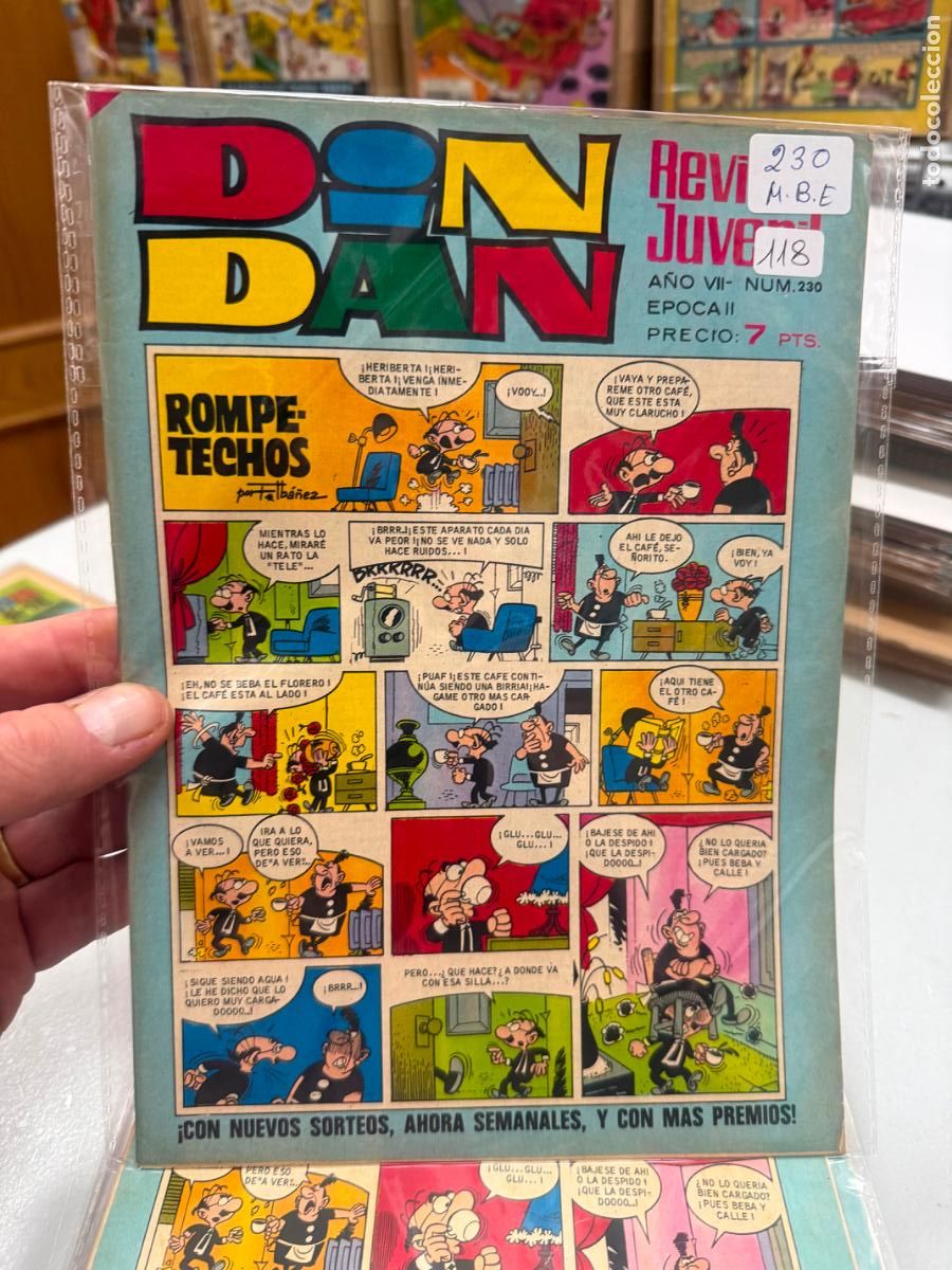 Tebeos: din dan editorial bruguera numero 230