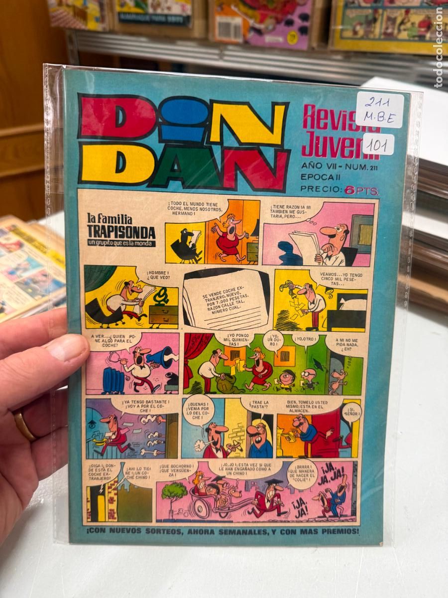 Tebeos: din dan editorial bruguera numero 211