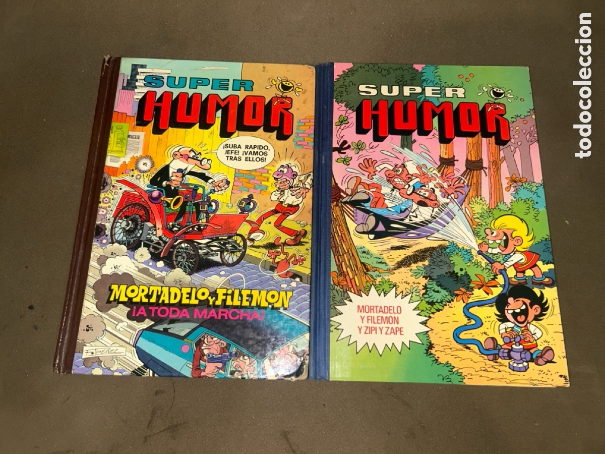 Tebeos: 2 COMICS SUPER HUMOR MORTADELO Y FILEM&Oacute;N VOLUMEN XIV Y XXI, EDITORIAL BRUGUERA *VER FOTOS*