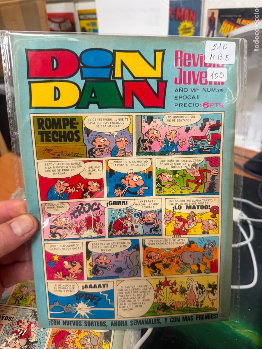 Comics: din dan editorial bruguera numero 210