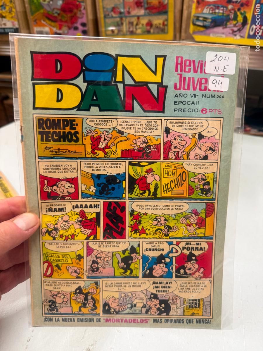 Comics: din dan editorial bruguera numero 204