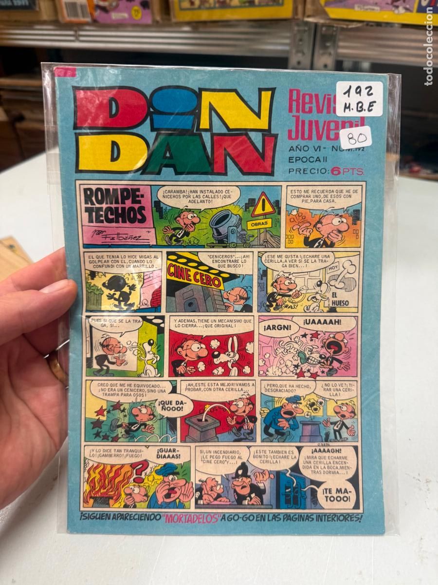 Tebeos: din dan editorial bruguera numero 192