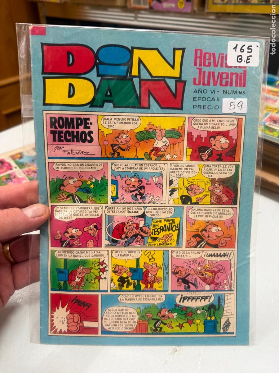 Comics: din dan editorial bruguera numero 165