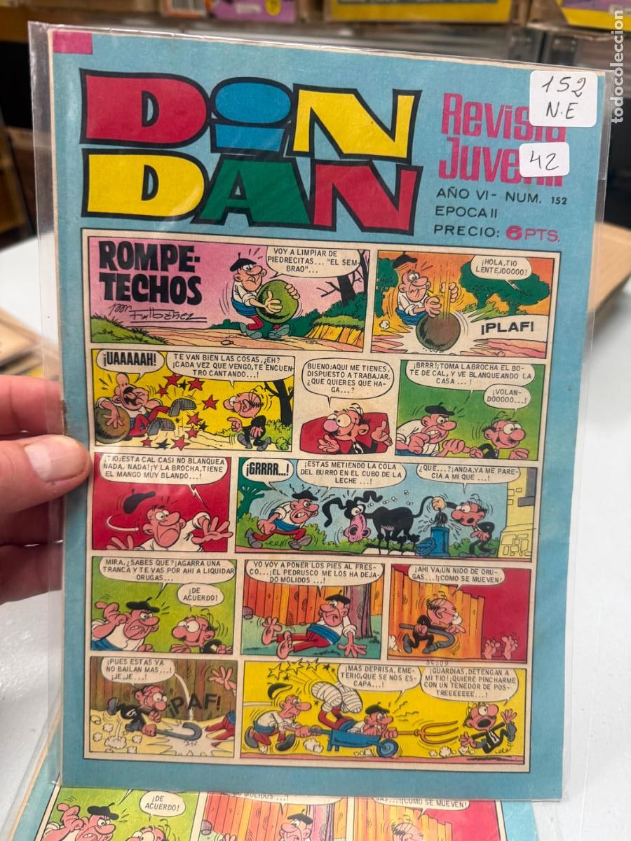 Tebeos: din dan editorial bruguera numero 152