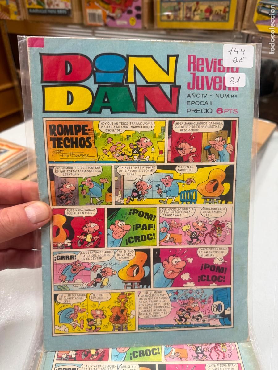 Tebeos: din dan editorial bruguera numero 144