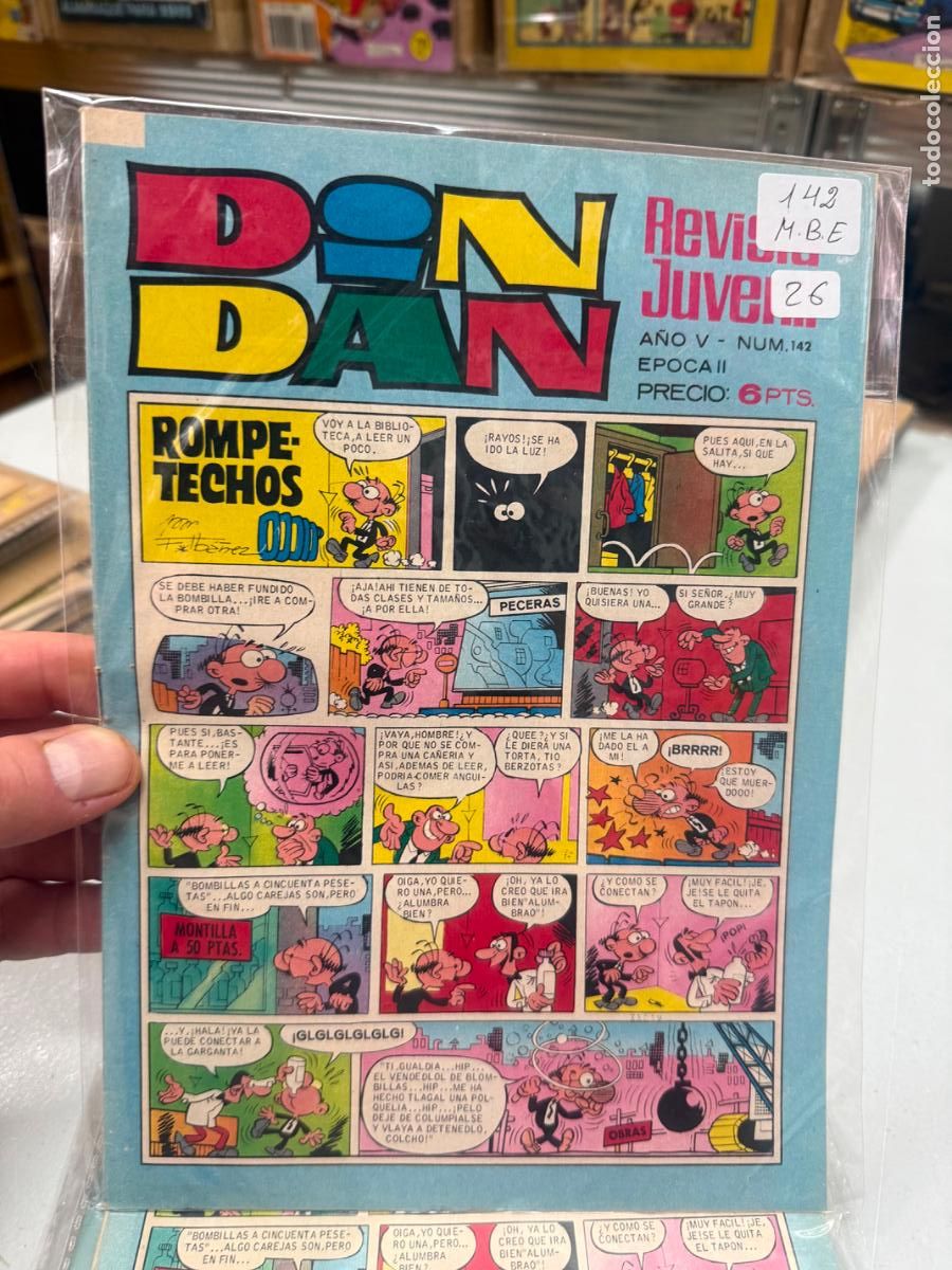 Tebeos: din dan editorial bruguera numero 142