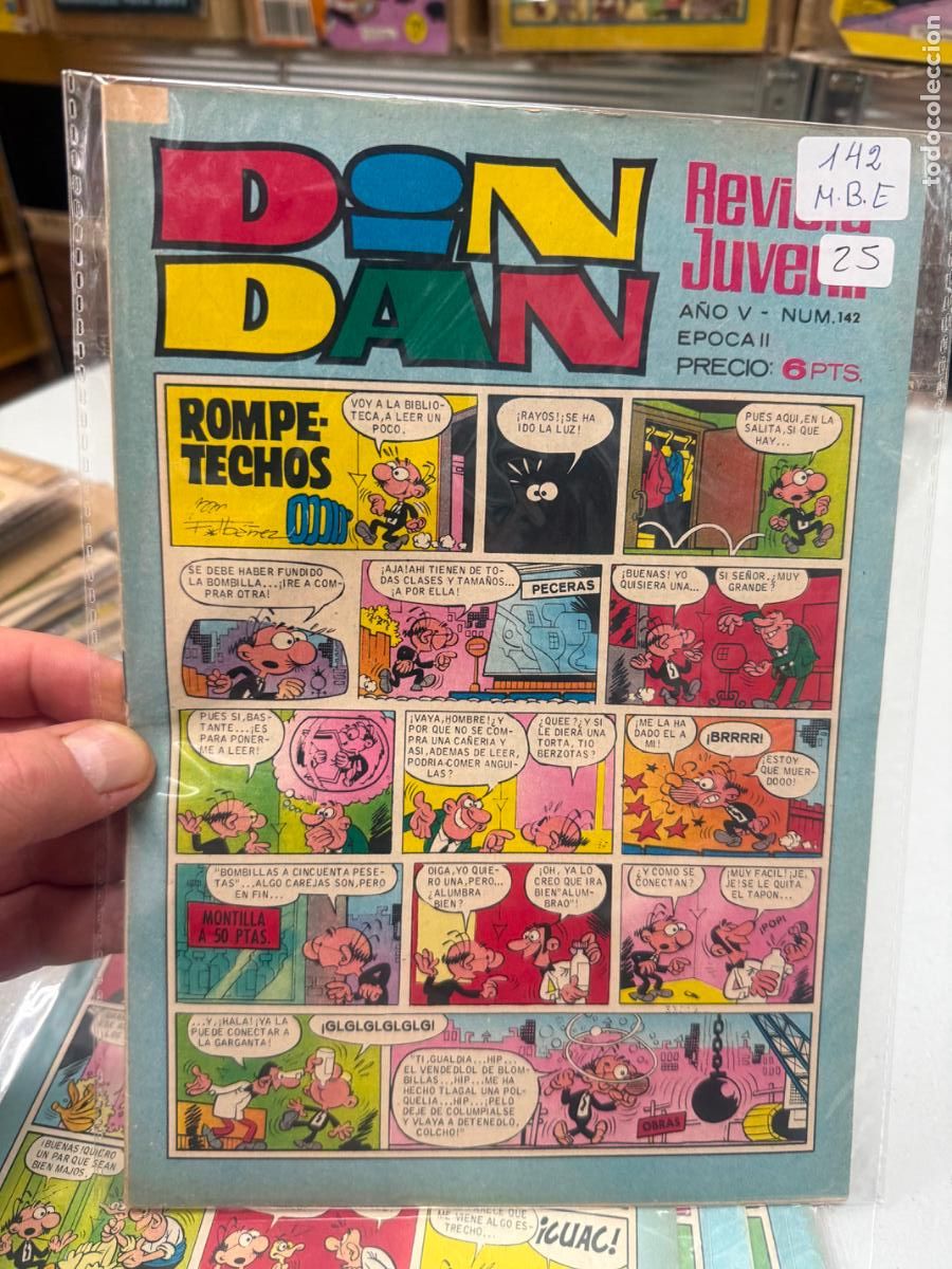Tebeos: din dan editorial bruguera numero 142