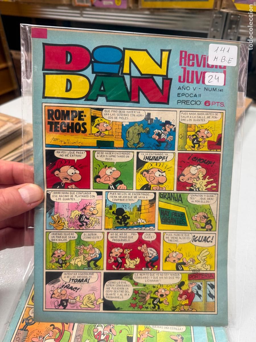 Tebeos: din dan editorial bruguera numero 141