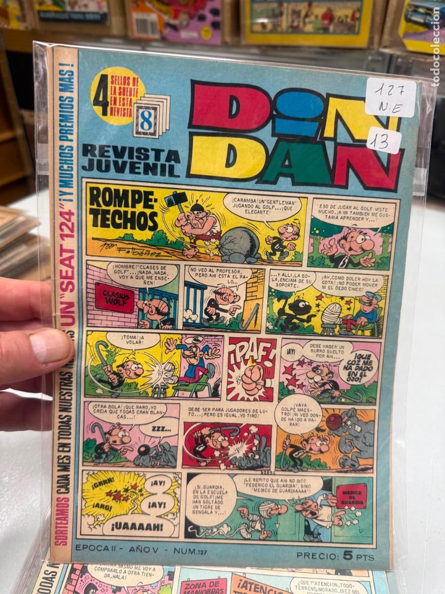 Tebeos: din dan editorial bruguera numero 127
