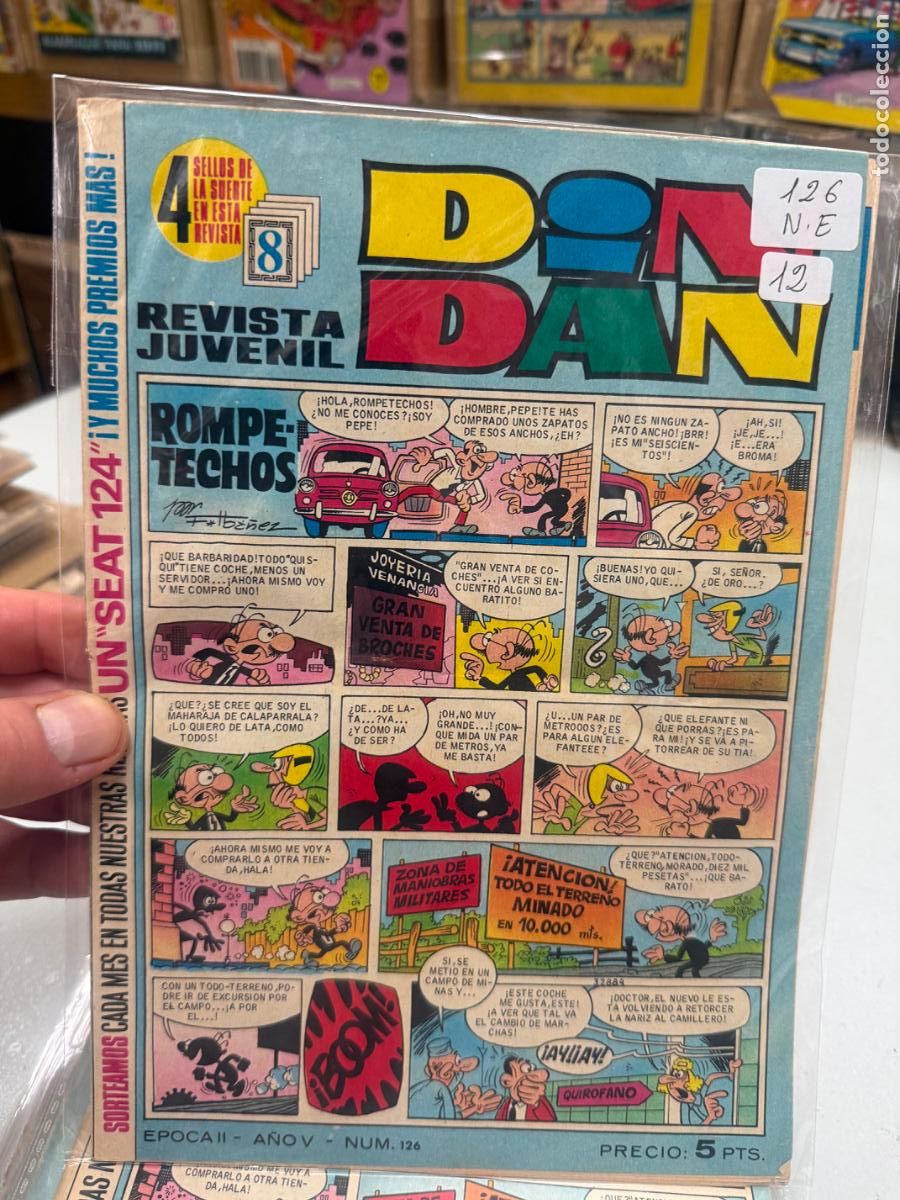 Tebeos: din dan editorial bruguera numero 126