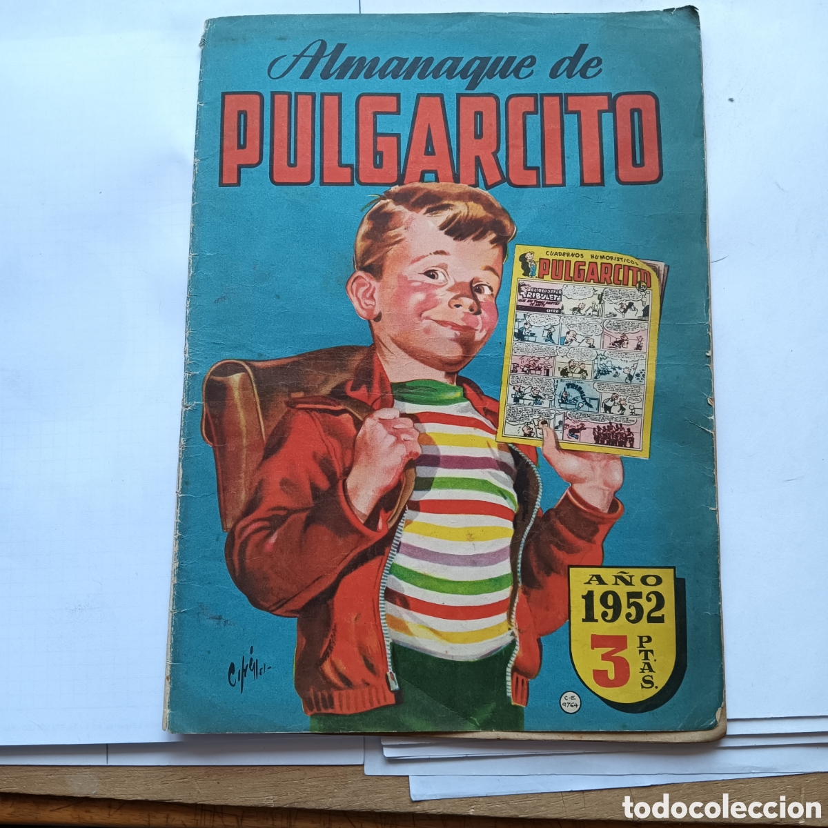 Tebeos: PULGARCITO ALMANAQUE 1952 ORIGINAL