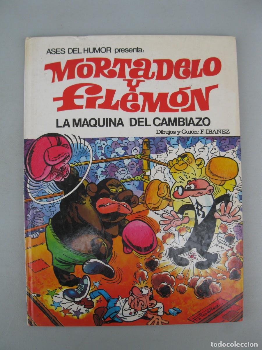 Tebeos: MORTADELO Y FILEM&Oacute;N - LA M&Aacute;QUINA DEL CAMBIAZO - ASES DEL HUMOR N&ordm; 9 - IBA&Ntilde;EZ - BRUGUERA - A&Ntilde;O 1979.