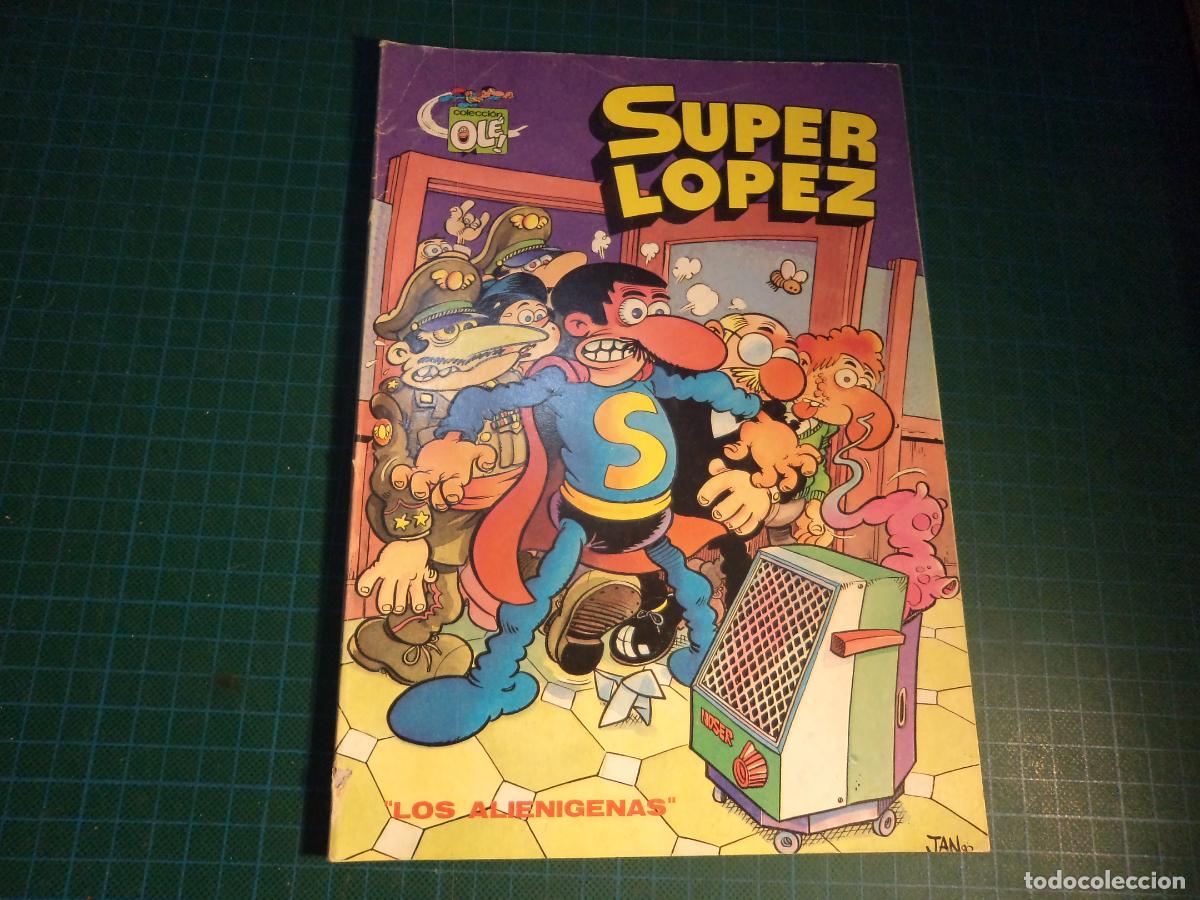 Tebeos: Coleccion Ole Super Lopez. N&ordm; 4. Bruguera. 1&ordf; edicion. (Ref. 19-B)