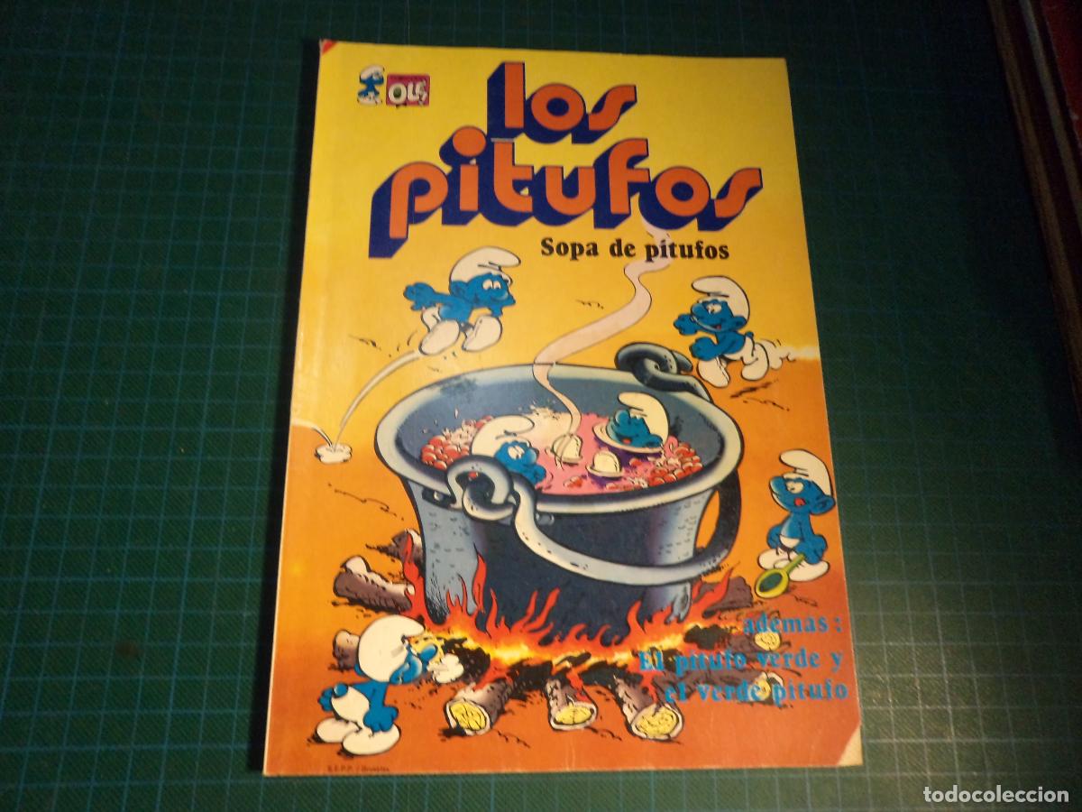 Tebeos: Coleccion Ole los Pitufos. N&ordm; 10. Bruguera. 1&ordf; edicion. (Ref. 19-B)
