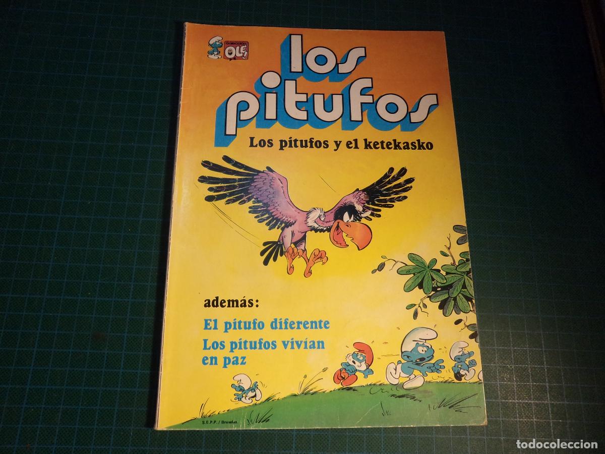 Tebeos: Coleccion Ole los Pitufos. N&ordm; 6. Bruguera. 1&ordf; edicion. (Ref. 19-B)