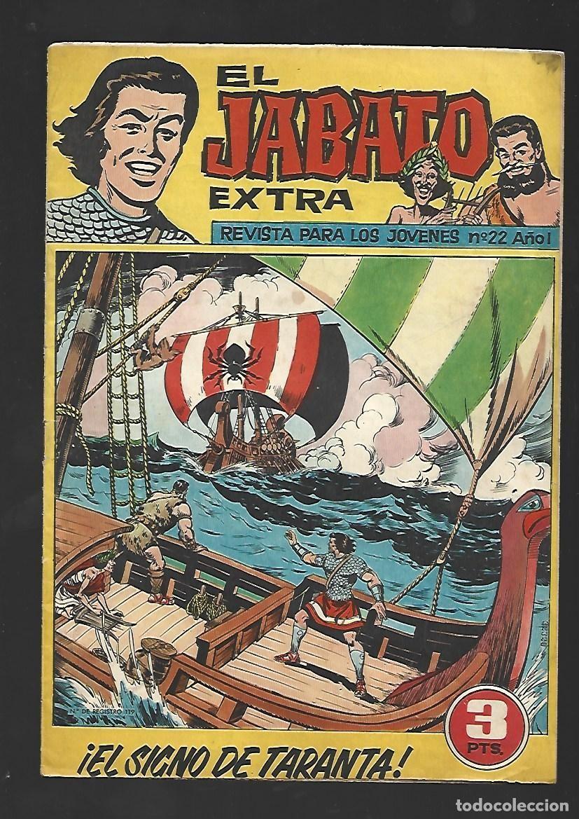 Tebeos: El Jabato extra, 22: el signo de Taranta, 1962, Bruguera, buen estado