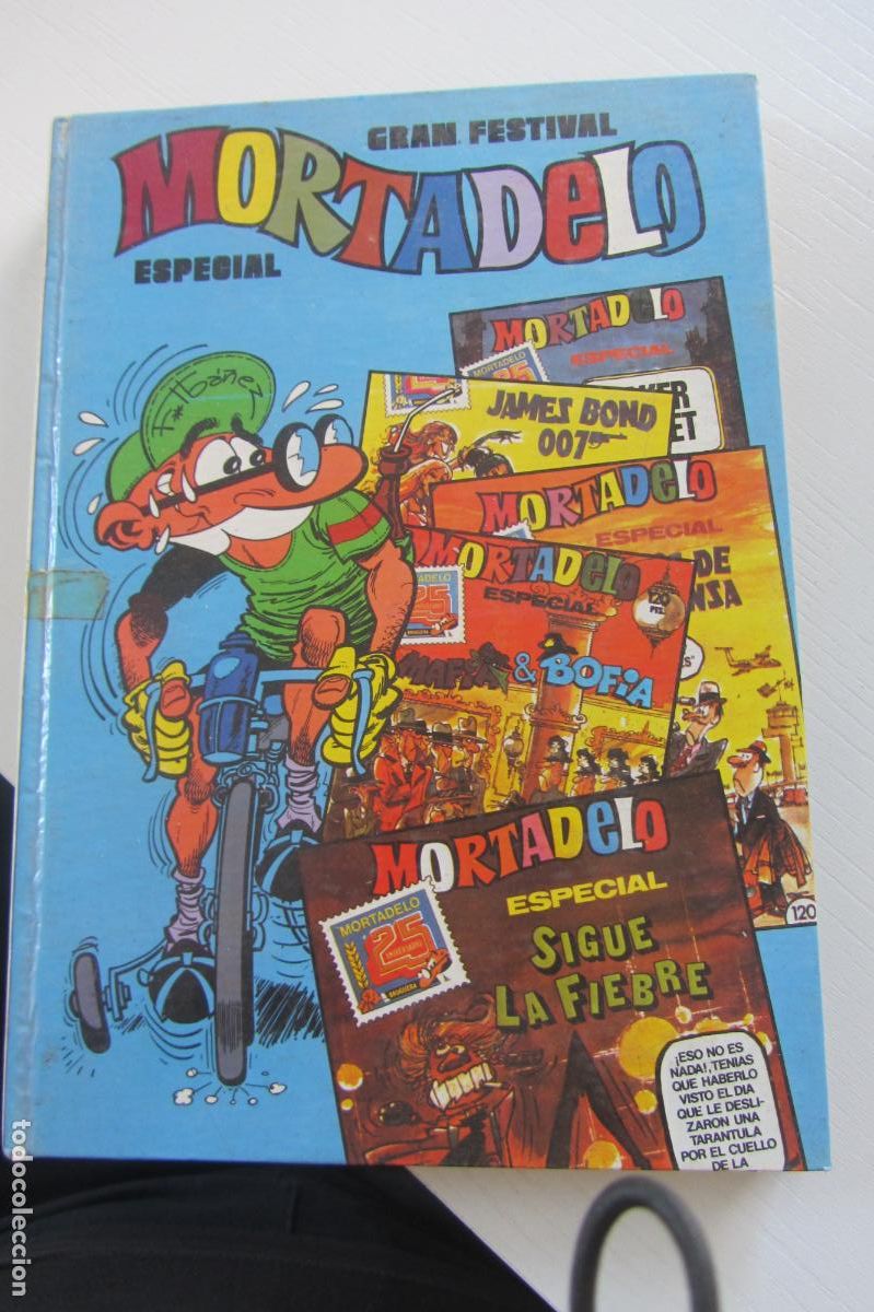 Livros de Banda Desenhada: GRAN FESTIVAL MORTADELO ESPECIAL N&ordm; 2 / TOMO CON LOS N&Uacute;MEROS 170, 171, 172, 173, 174, 177 / BRARx105
