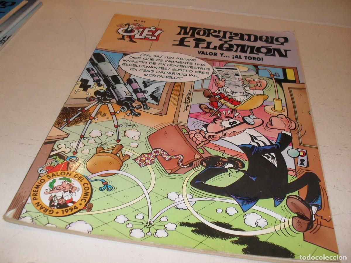 Tebeos: OLE N&ordm; 94 MORTADELO:VALOR Y AL TORO&iexcl;&iexcl;,1&ordf; EDICION,DE IBA&Ntilde;EZ,EDICIONES B,1993