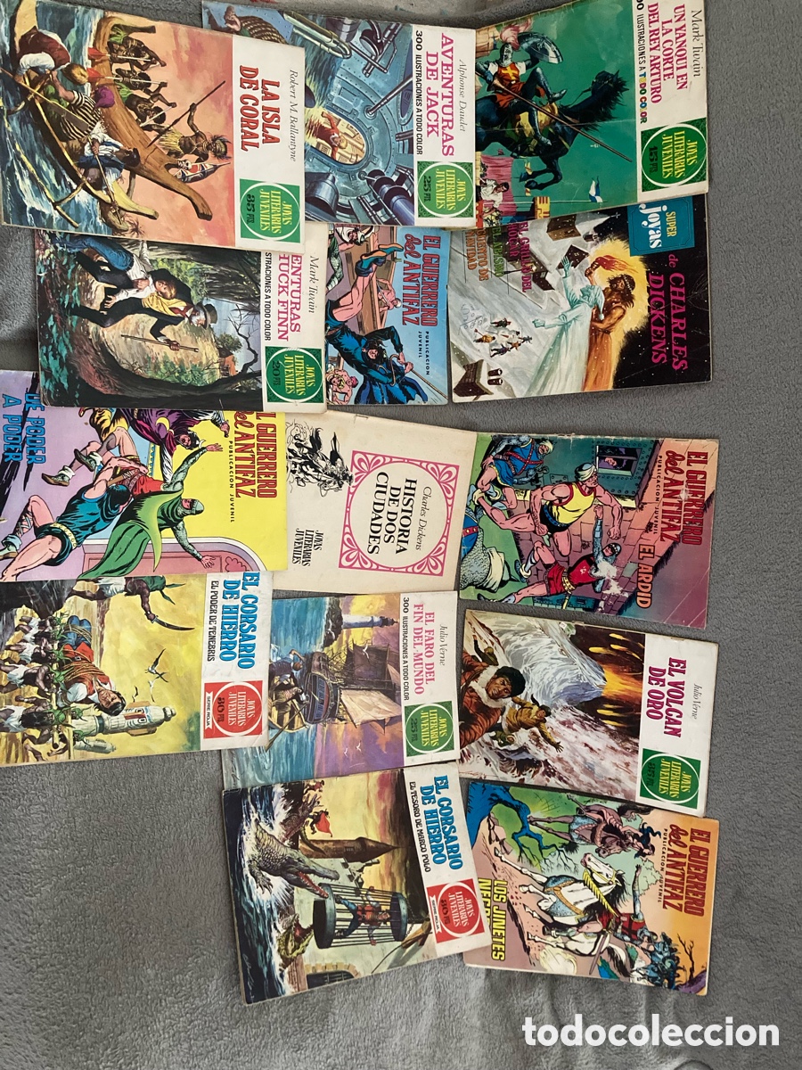 Tebeos: Comics lote Joyas literarias y El Guerrero del Antifaz