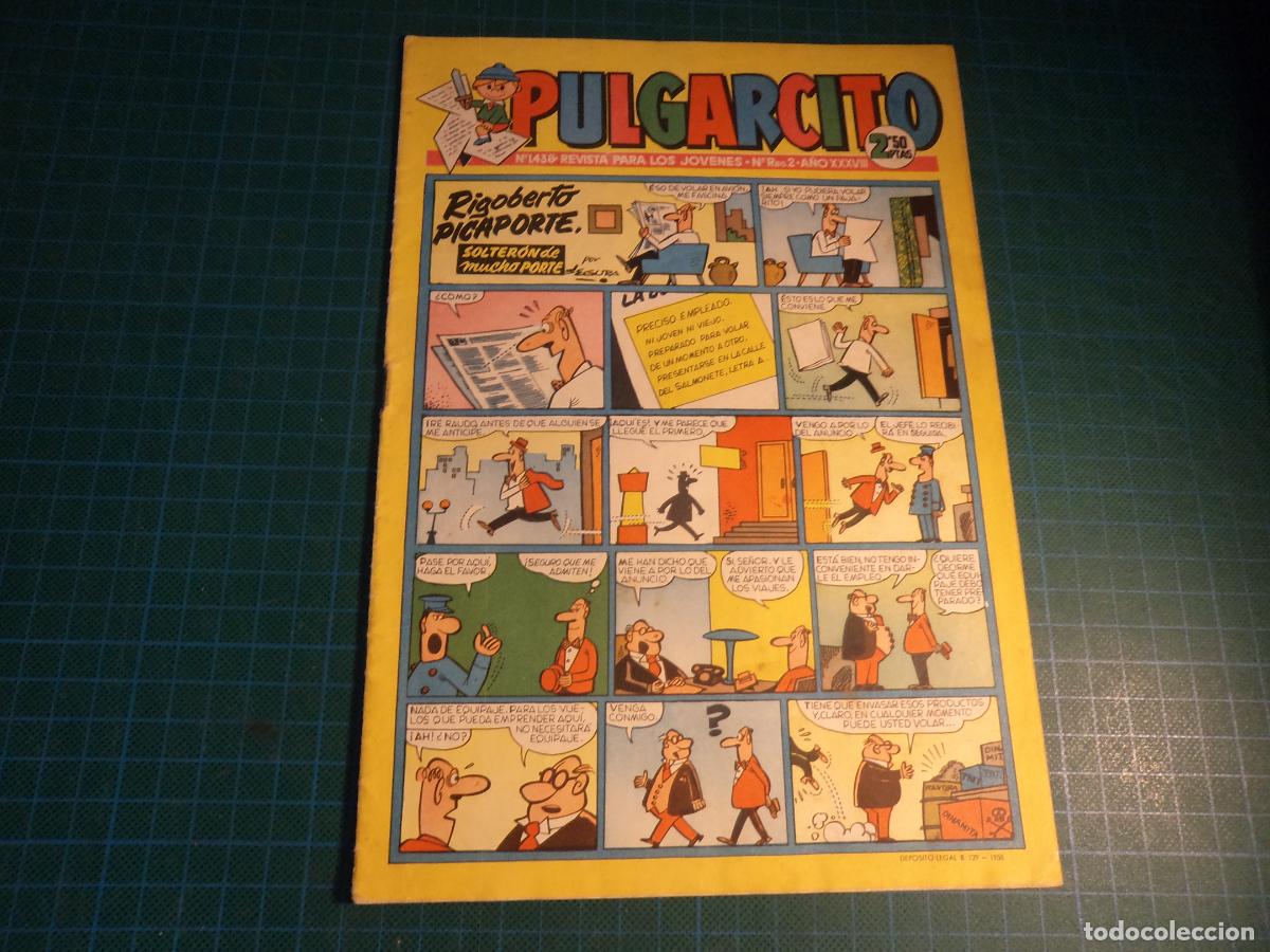 Tebeos: Pulgarcito. N&ordm; 1438. Bruguera.