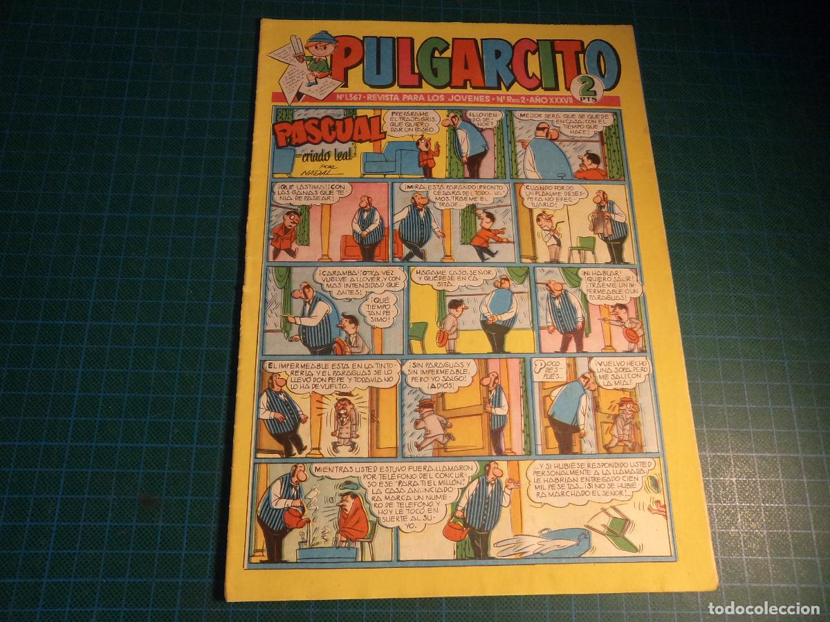 Tebeos: Pulgarcito. N&ordm; 1367. Bruguera.