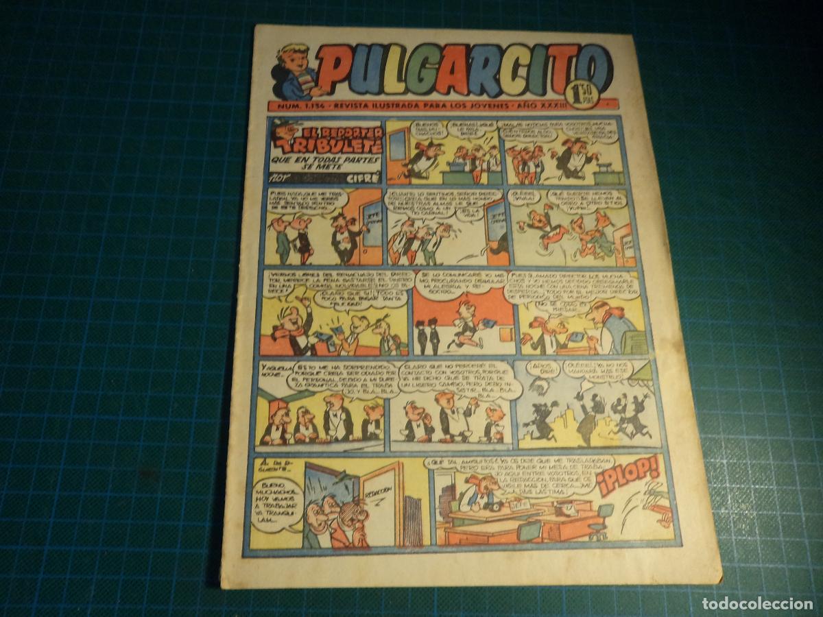 Tebeos: Pulgarcito. N&ordm; 1134. Bruguera.