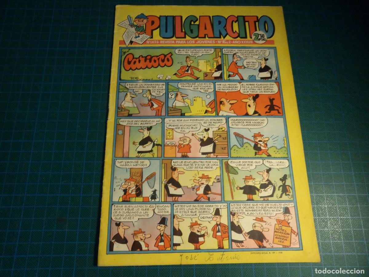 Tebeos: Pulgarcito. N&ordm; 1435. Bruguera.
